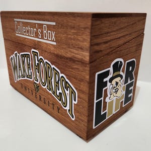 Caixa de colecionador personalizada para escola/faculdade ou NBA