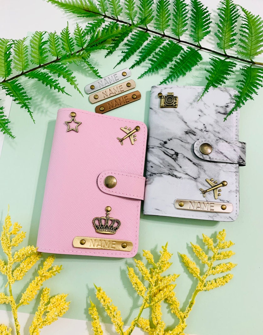 Personalized Passport Cover Passport Holder With Lock Gift Etsy