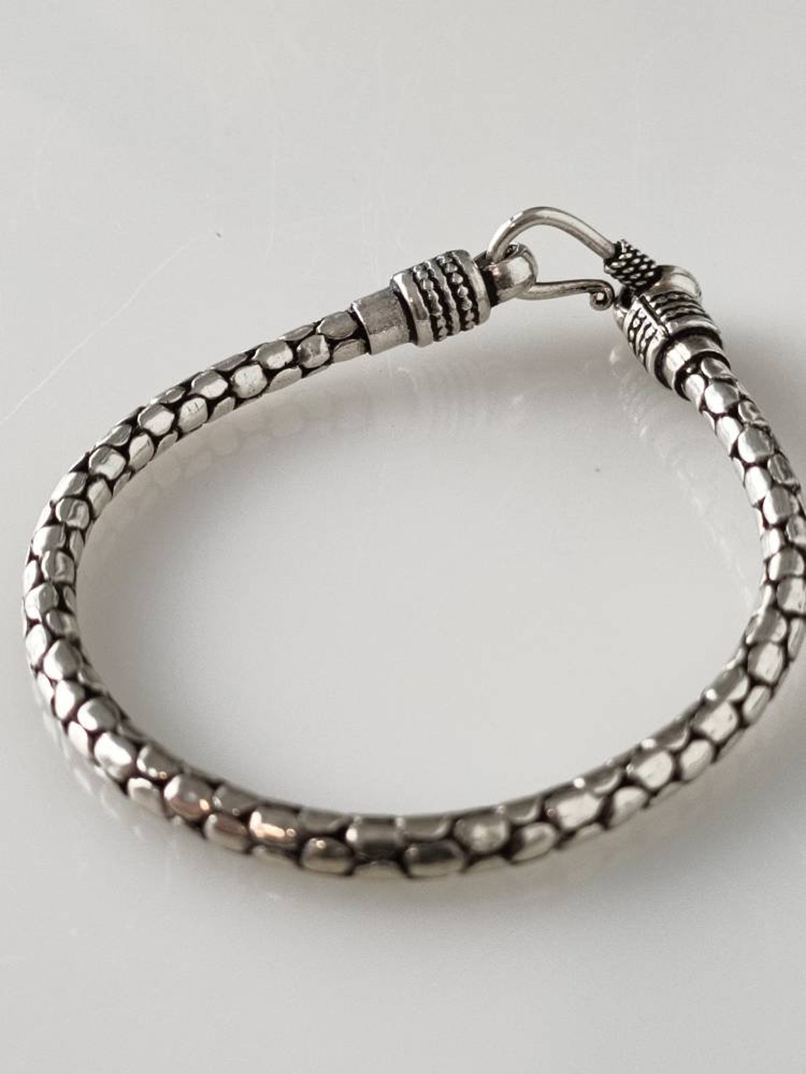 Men's Bracelet Sterling Silver Men's Silver Bracelet Etsy Australia