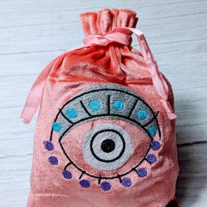 Smell Velvet Pouch, Luxurious Velvet Embroidered Bag,Oracle Bag, Tarot Card Bag, Jewelry Drawstring Bag,Lightweight velvet embroidered pouch