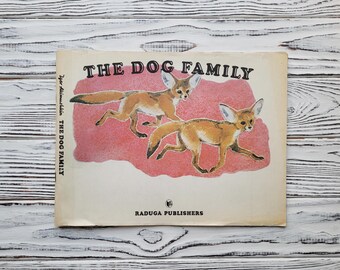 犬の家族、ヴィンテージ児童書、1988年