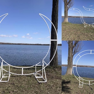 Wedding arch-transformer/ Wedding arch/ Wedding Triple Round arch/ Ceremony Wedding/Wedding decor/ Metal arch/ Outdoor Wedding Arch