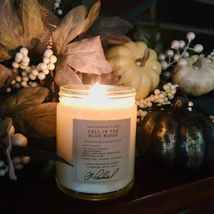 FALL in the BLUE RIDGE | Handmade Artisan Candle | Handcrafted Scented Candles with Essential Oils | Home Décor & Gifts