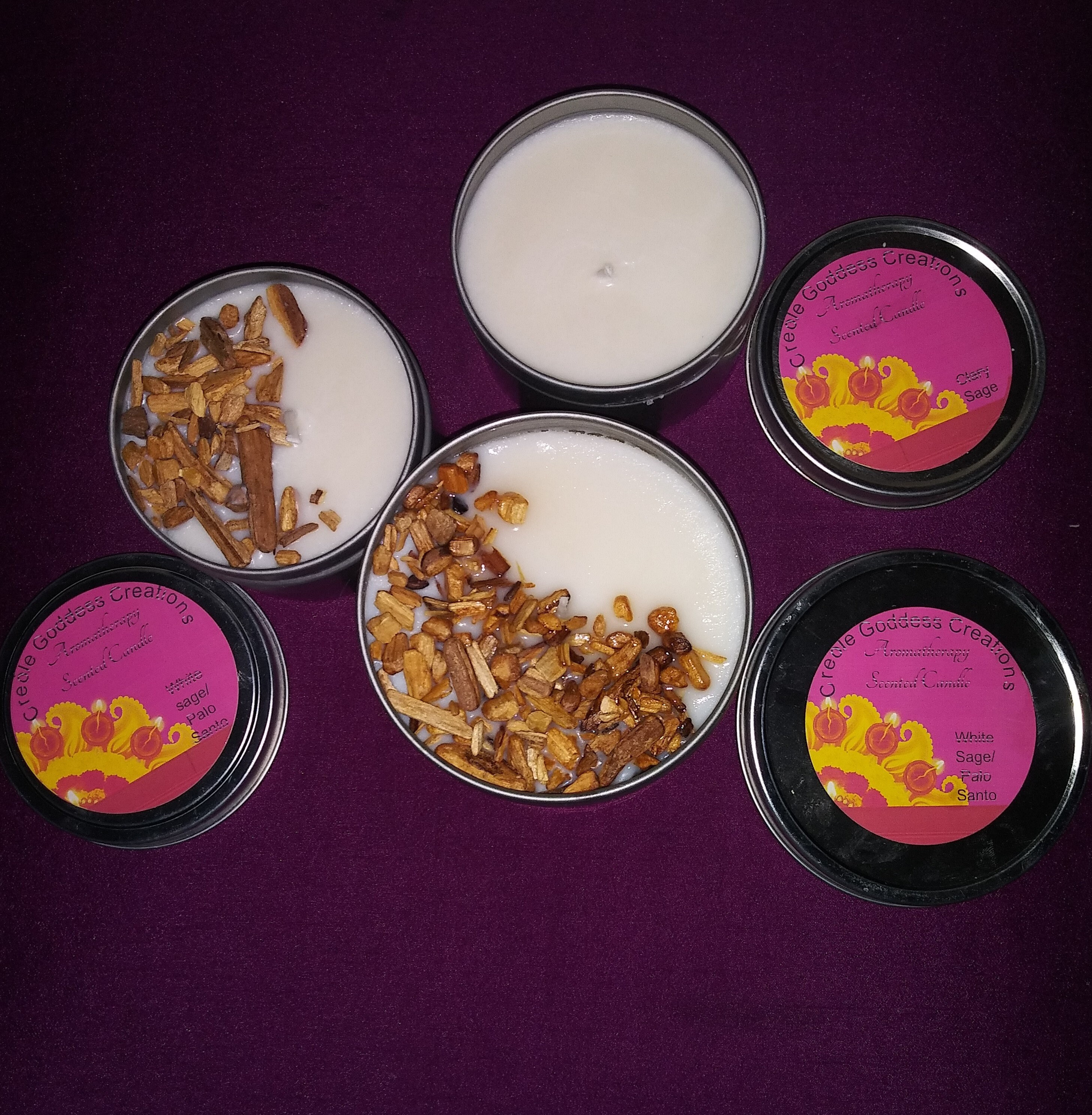 Aromatherapy Candles/ Herbal Scented Candle/Relax and Feel the Etsy