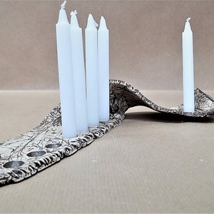 Unikalna Menora na Chanukę, Współczesna Menora na 9 Świec, Nowoczesna Menora Judaica, Ręcznie robiona Ceramiczna Menora, Prezenty Żydowskie, Prezenty Chanukowe