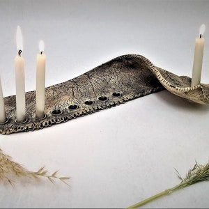 Unique Menorah For Chanukah, Contemporary Menorah, Modern Menorah, Handmade Menorah, Ceramic Menorah, Jewish Gifts, Hanukkah Gifts