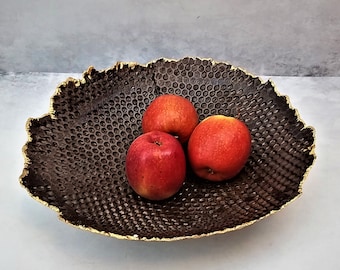 Large Ceramic Fruit Bowl, Decorative Bowl For Centerpiece, Contemporary Bowl, Modern Bowl, Pottery Bowl, Serving Bowl
