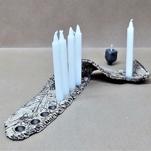 Unique Menorah For Chanukah, Contemporary 9 Candle Menorah, Modern Judaica Menorah, Handmade Ceramic Menorah, Jewish Gifts, Hanukkah Gifts