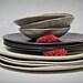 Unique Dinnerware Set, Rustic Ceramic 3 Piece Dinner Set, Stoneware ...