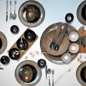 Unique Dish Set, Ceramic Dinnerware Set For 6, Complete Dinner Set for Christmas, Dish Sets For 6, Stoneware Dinner Set, Ceramic Dishes Set