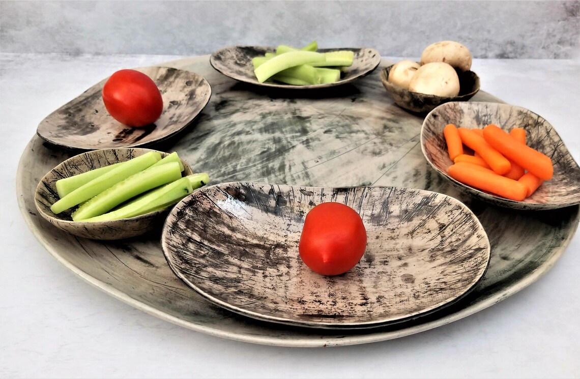 Passover Seder Plate Ceramic Seder Plate Passover Table Etsy