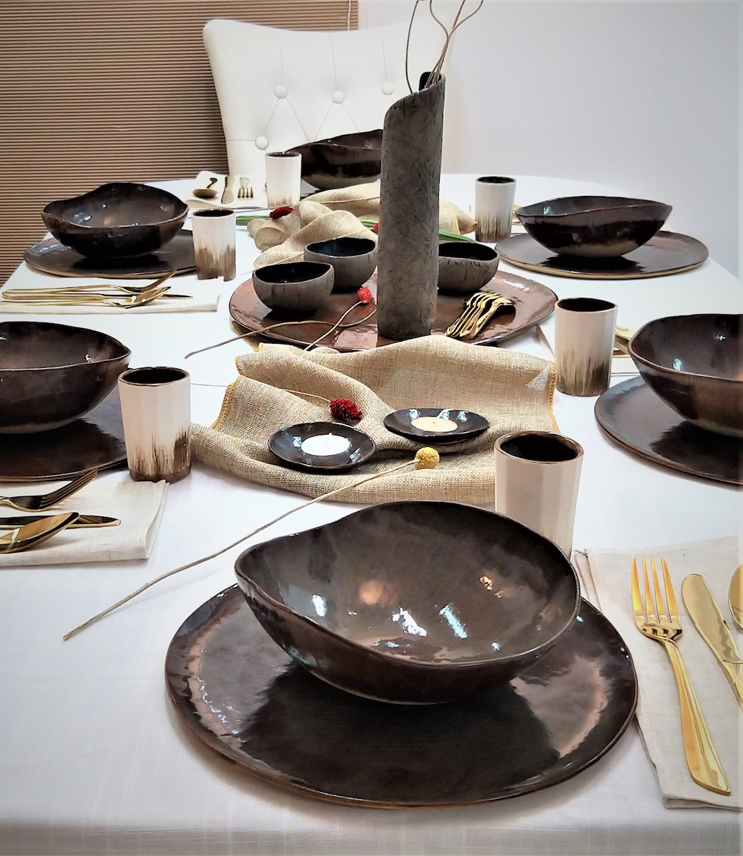 Vajillas Completas Vajillas Mas Caras LOVECASA Juego De Vajilla De