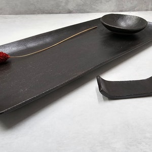 Stoneware Sushi Dishes, Ceramic Sushi Plate Set, Beautiful Sushi Plates, Sushi Dinnerware Set, Sushi Serving Plates, Japanese Style Plates