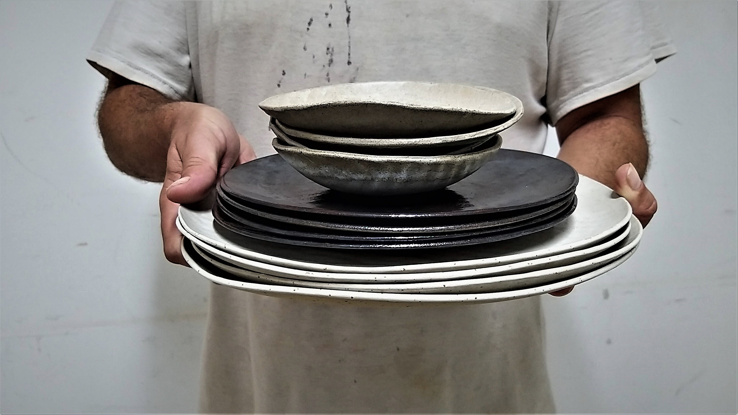Rustic Dinnerware Set Handmade Dinnerware Set Ceramic Dish Etsy UK