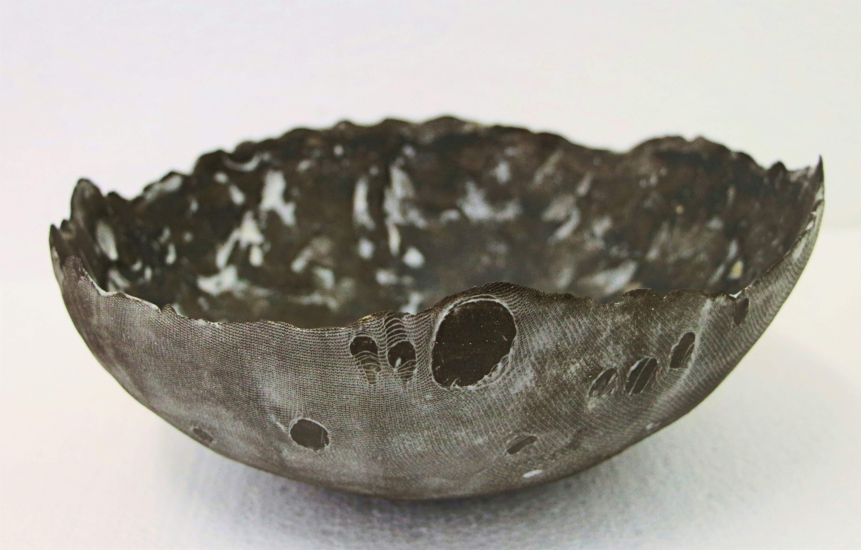 Unique Fruit Bowl Decorative Oval Bowl Centerpiece Bowl Etsy