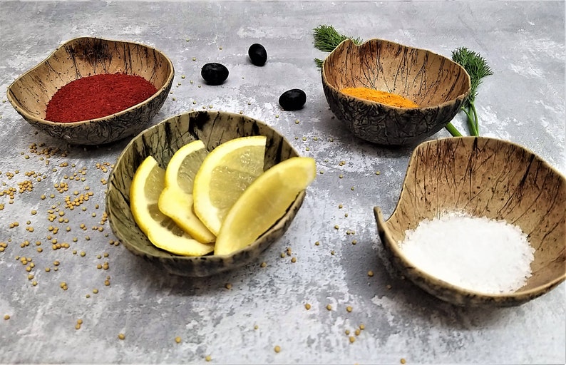 Small Serving Ceramic Bowls Pottery Condiment Bowls Rustic Etsy