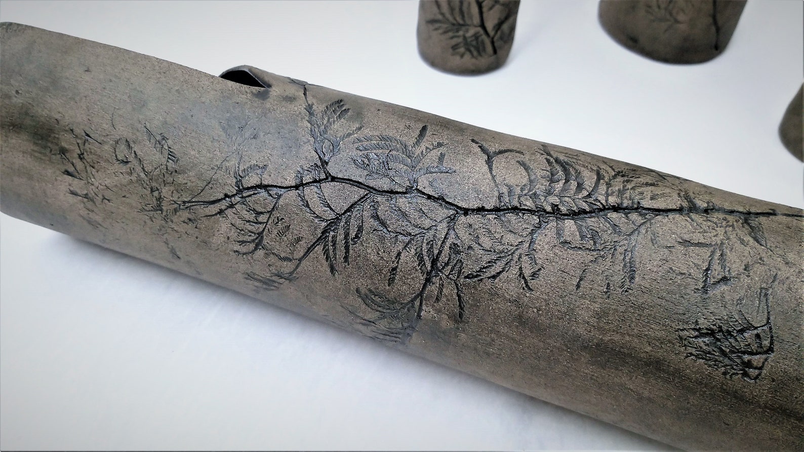 Tall Thin Vase Tall Skinny Vase Ceramic Tube Vase Rustic Etsy