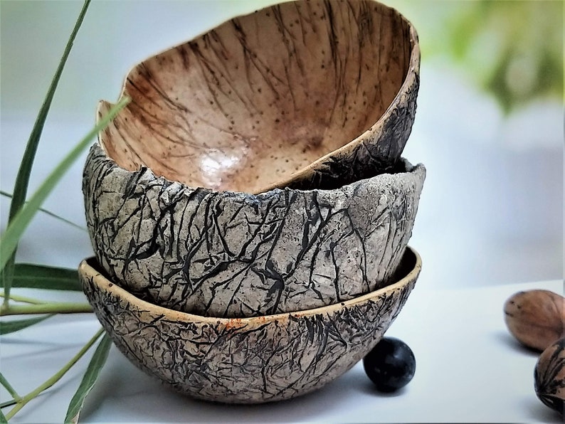 Small Serving Ceramic Bowls Pottery Condiment Bowls Rustic Etsy