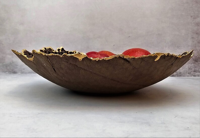 Decorative Contemporary Bowl Large Ceramic Fruit Bowl Etsy