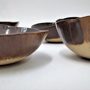 Rustic Ceramic Pasta Bowls, Noodle Bowls, Ramen Bowls, Artisan Bowls, Earthy Handmade Pottery Bowls, Large Soup Bowls, Japanese Rice Bowls image 5