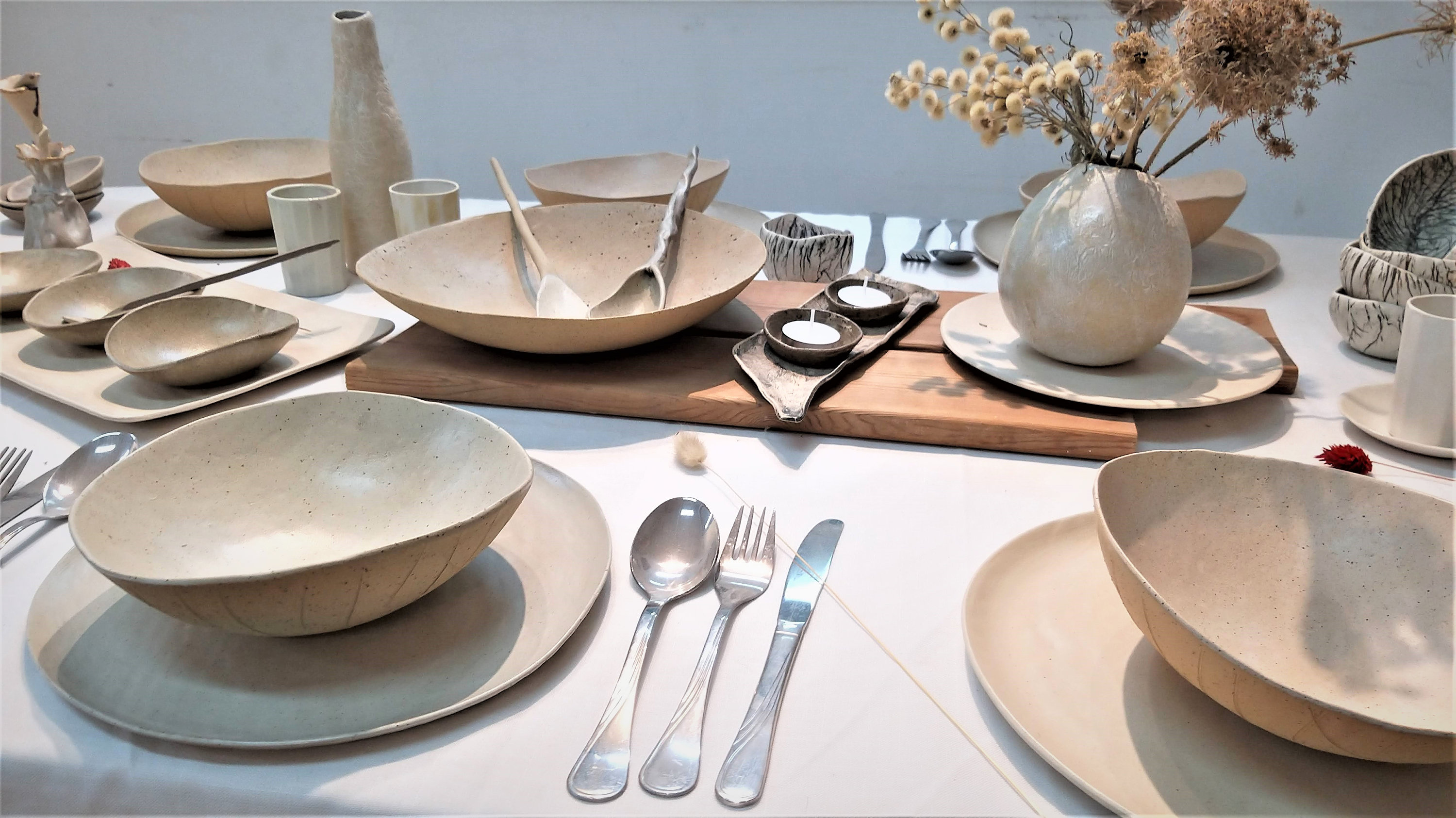 White Dinnerware Set Dish Sets for 8 Stoneware Dinner Set | Etsy