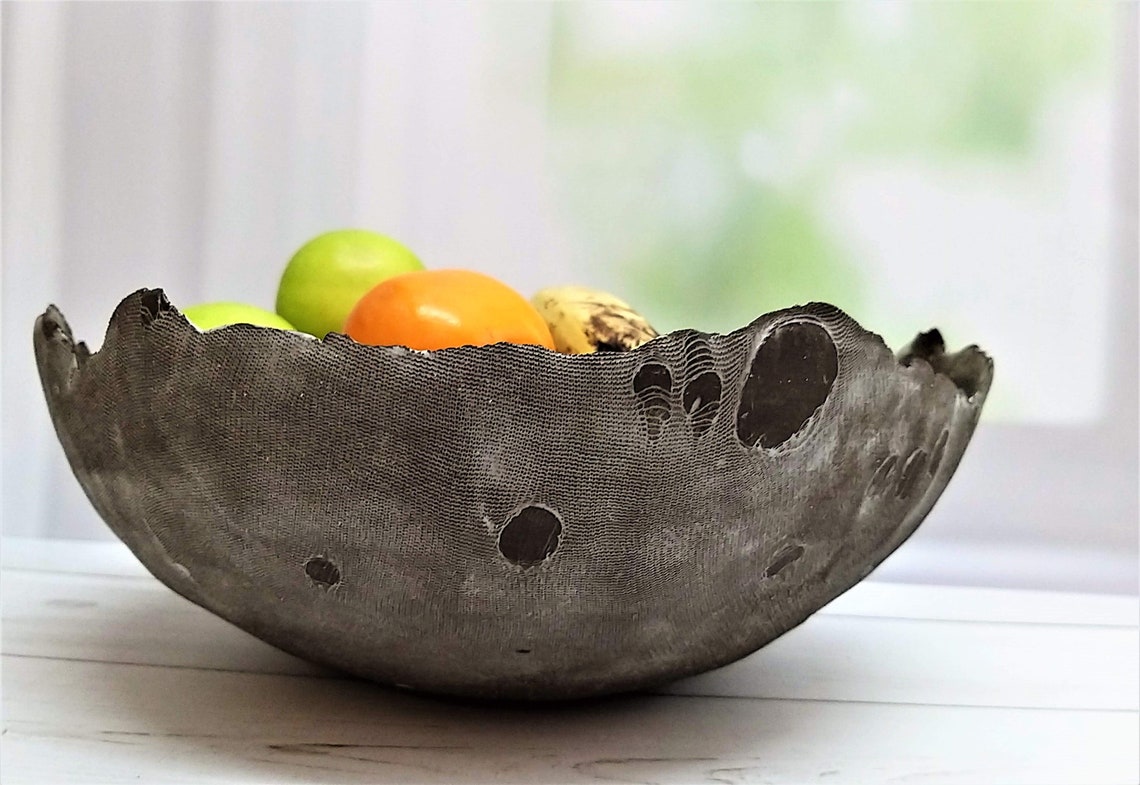 Unique Fruit Bowl Decorative Oval Bowl Centerpiece Bowl Etsy