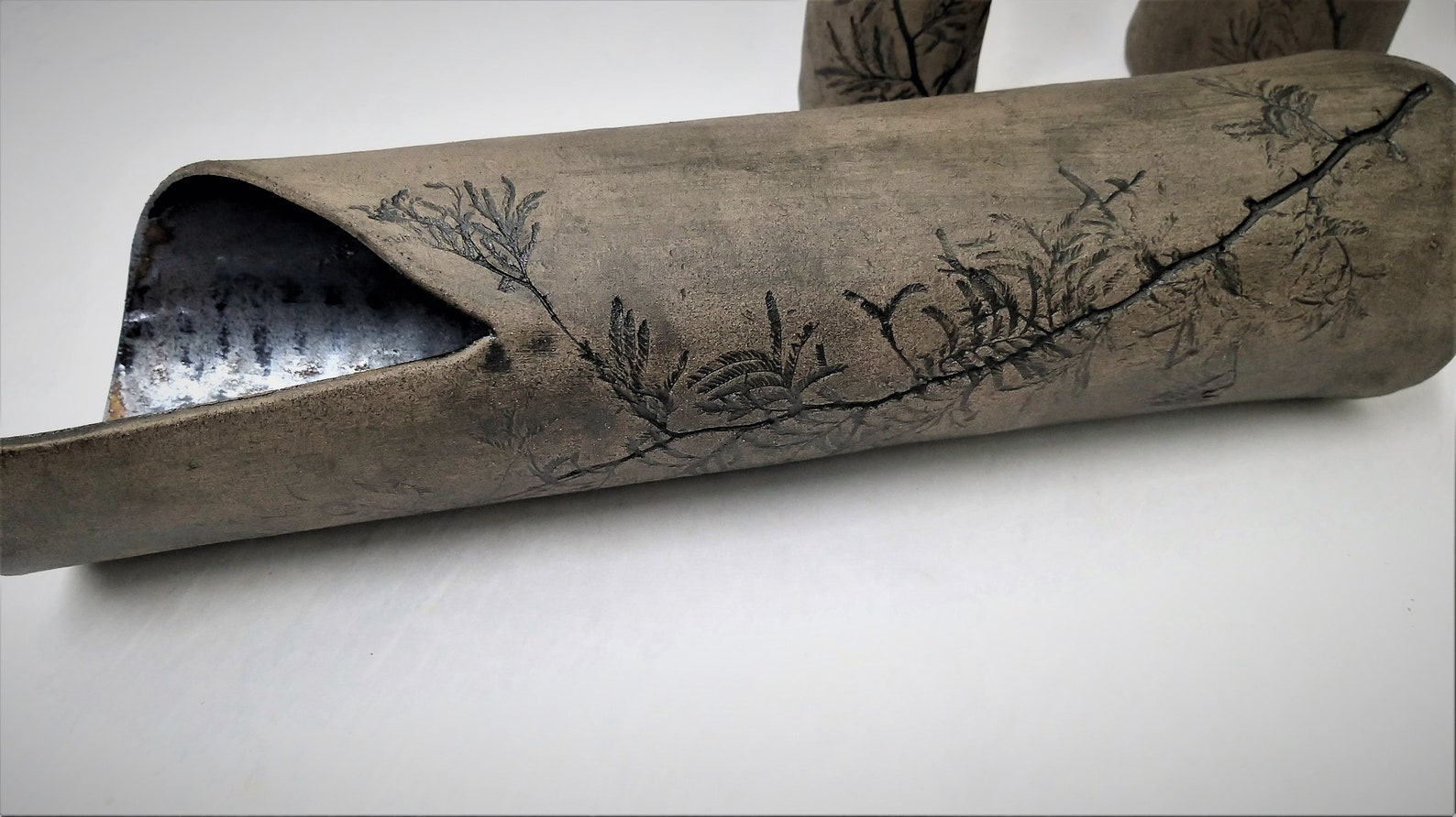 Tall Thin Vase Tall Skinny Vase Ceramic Tube Vase Rustic Etsy