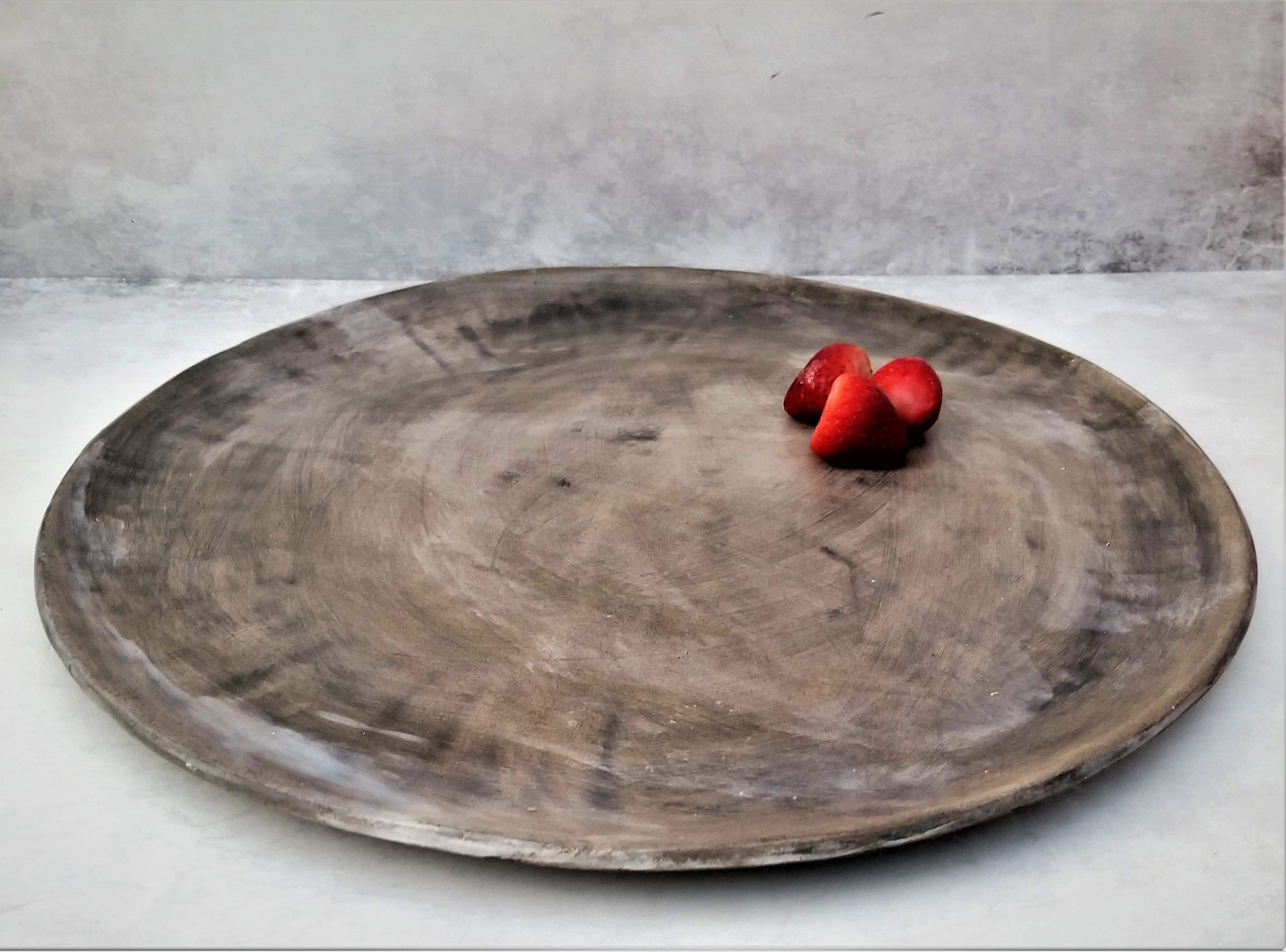 Pizza Stone Tray For Oven Large Ceramic Plate Serving Plate -  Portugal