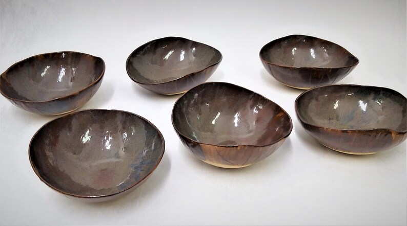 Rustic Ceramic Pasta Bowls, Noodle Bowls, Ramen Bowls, Artisan Bowls, Earthy Handmade Pottery Bowls, Large Soup Bowls, Japanese Rice Bowls image 7