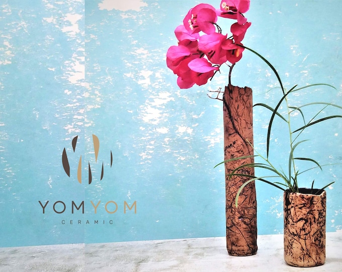 Tall Ceramic Flower Vase, Pottery Vases, Handmade Vase, Modern Ceramic Vase, Rustic Ceramic Vase, Contemporary Vases, Unique Flower Vases
