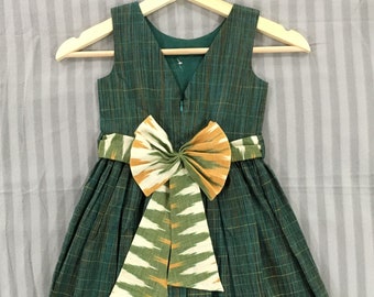ikkat frocks for babies