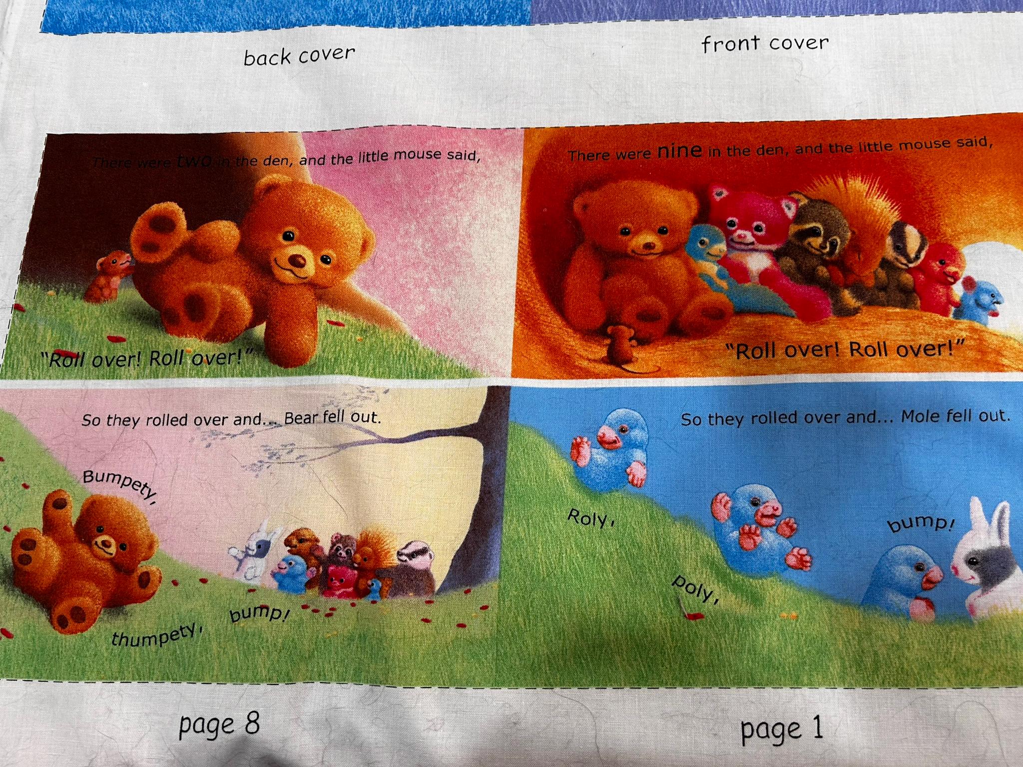 Fabric Books Ten in the Den Book Panel 100% Cotton by John Butler - Etsy