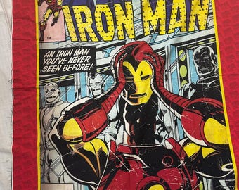 Iron Man Marvel fabric panel 36" x 43"