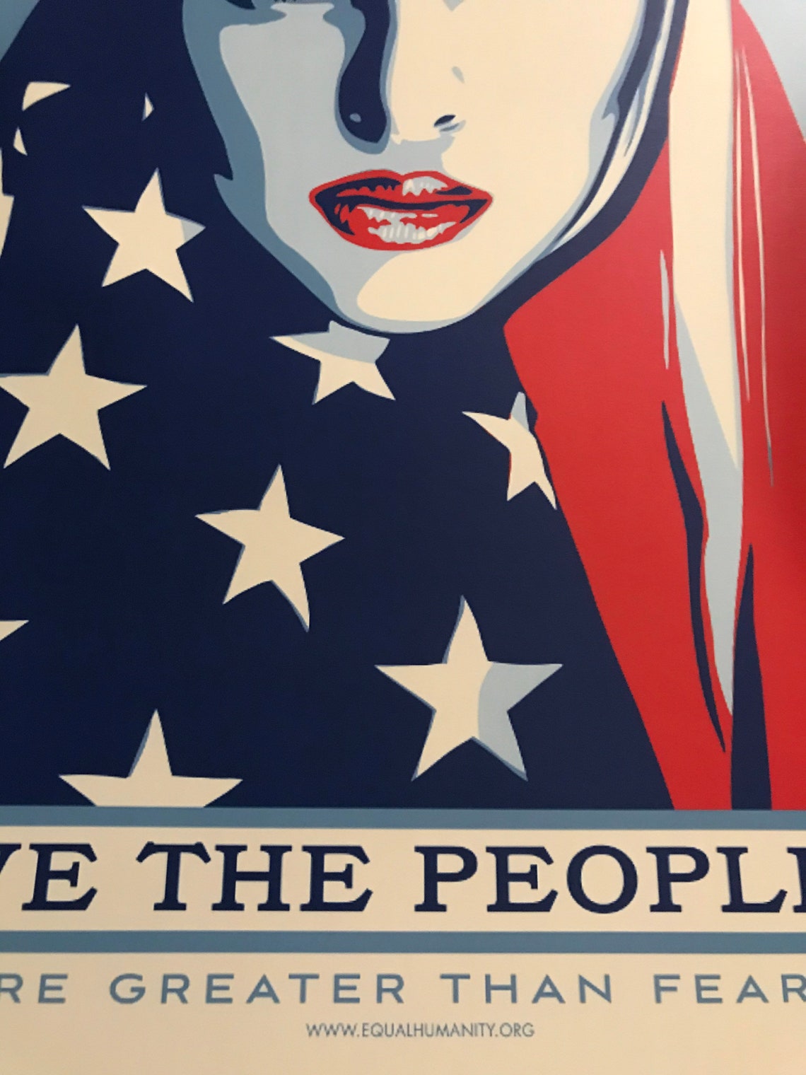 Shepard Fairey Obey Giant We The People Are Greater Than Fear Etsy