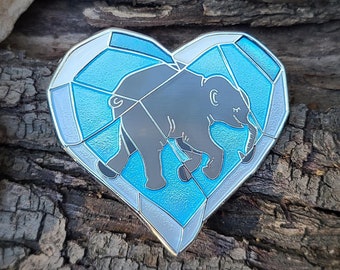 Mammoth in Ice "Ice Princess" - Enamel Pin