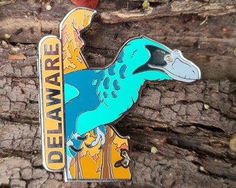 Dinosaur Roadtrip PIN - Delaware's Dryptosaurid