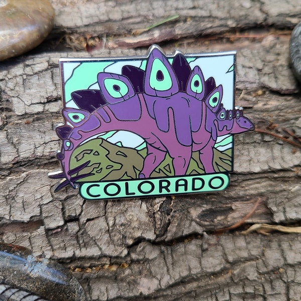 Dinosaur Roadtrip PIN - Colorado's Stegosaurus