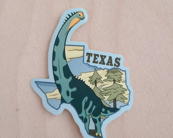 Dinosaur Roadtrip STICKER - Texas's Paluxysaurus