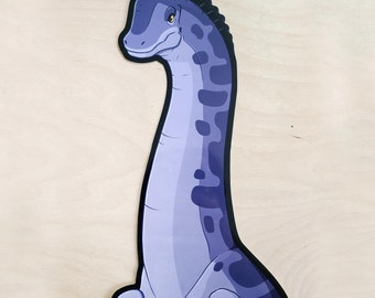 JUMBO Brachiosaurus Peeker Sticker