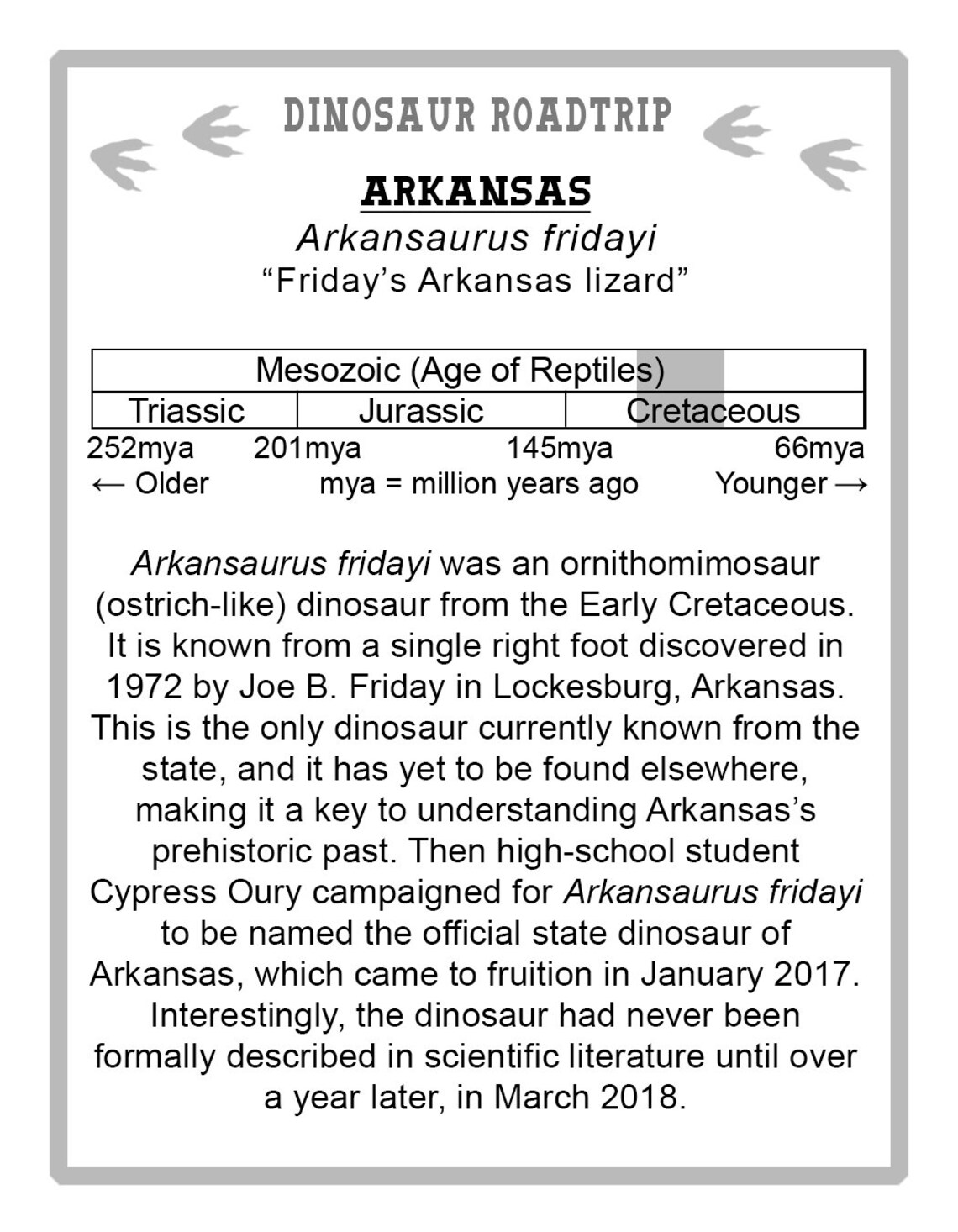 Arkansaurus Dinosaur Roadtrip PIN - Arkansas's Arkansaurus - Etsy