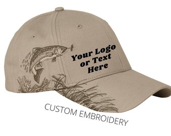 personalized fishing hats