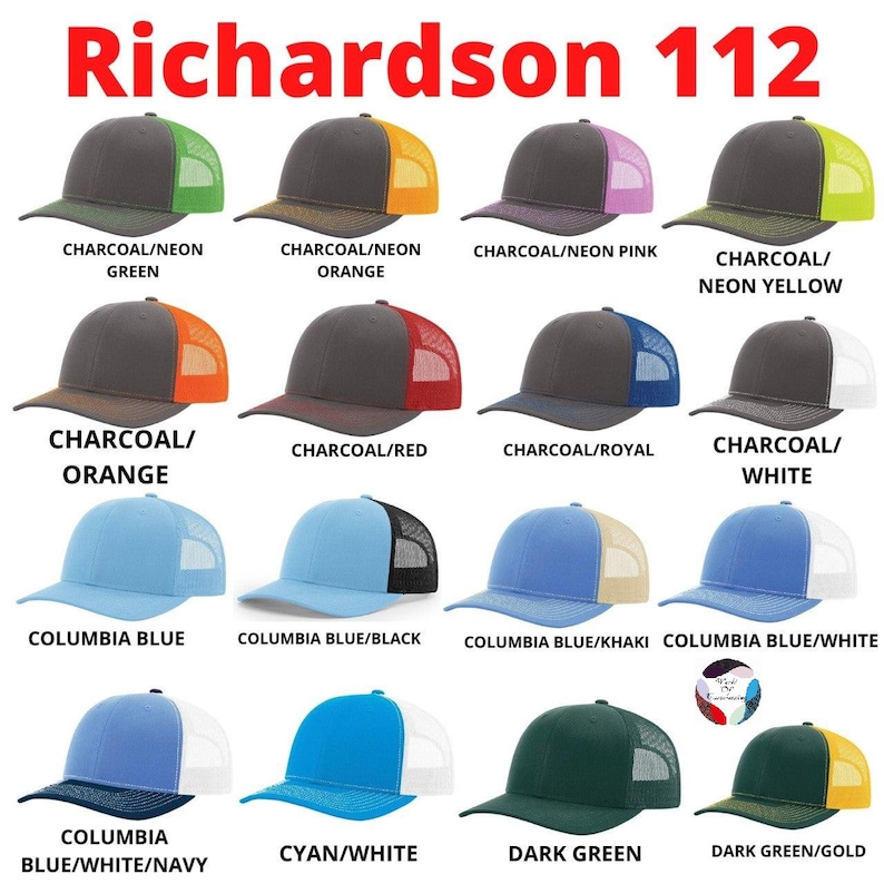 Richardson Hat Size Chart