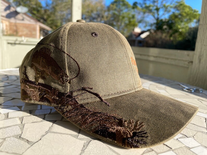 Monogrammed Personalized Fishing Bass Hat Summer Fishing Hat Etsy