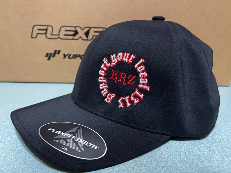 180 Flexfit Delta Seamless Customized Embroidered Hats With | Etsy