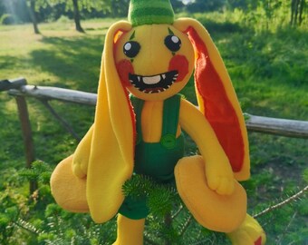 12 Upgraded Poppy Playtime Bunzo Bunny Plush Toy, PJ Pugua Pillar Plush,  Bunzo Bunny Plush Toy, Scary Real Monster Horror Doll, Adult Game Fan Gift