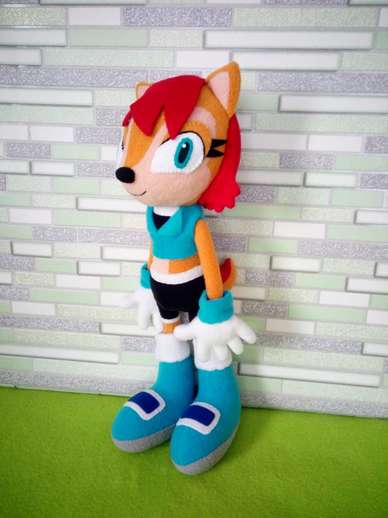 Sally Acorn Plush Sonic Plush Stuffed Animal 14 35 - Etsy