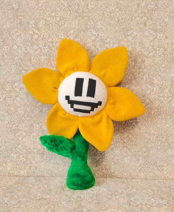 I just want everyone to look at this flowey plushie I made for my