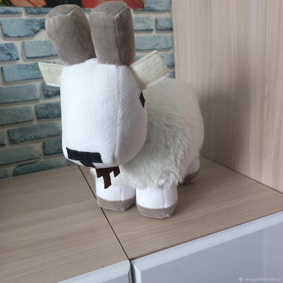 Goat Minecraft Plush Game Soft Toy Minecraft Plushie Gamer Gift