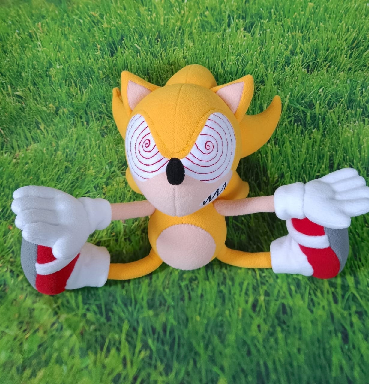 Сustom Plush Just Like Fleetway Super Sonic Sonic the Comic