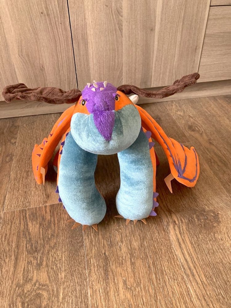 Crimson Goregutter Plush How to Train Your Dragon Dragon Etsy